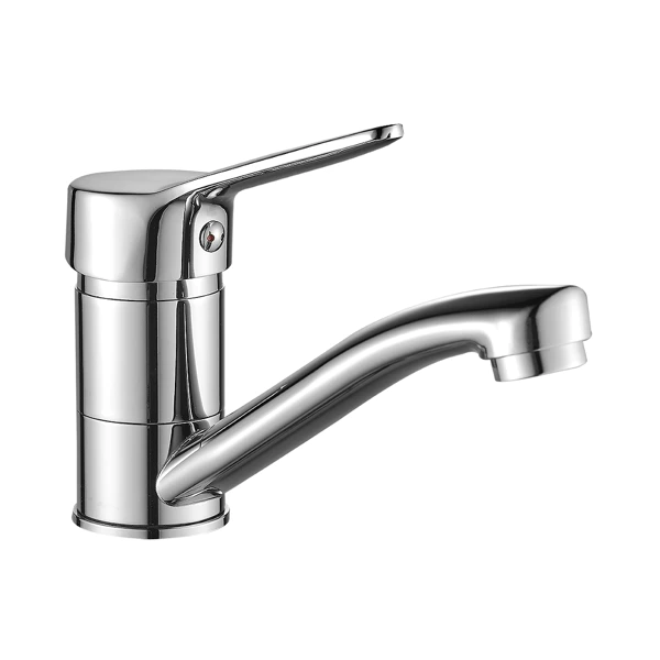 Tibi Standing Basin Mixer with a Movable Spout