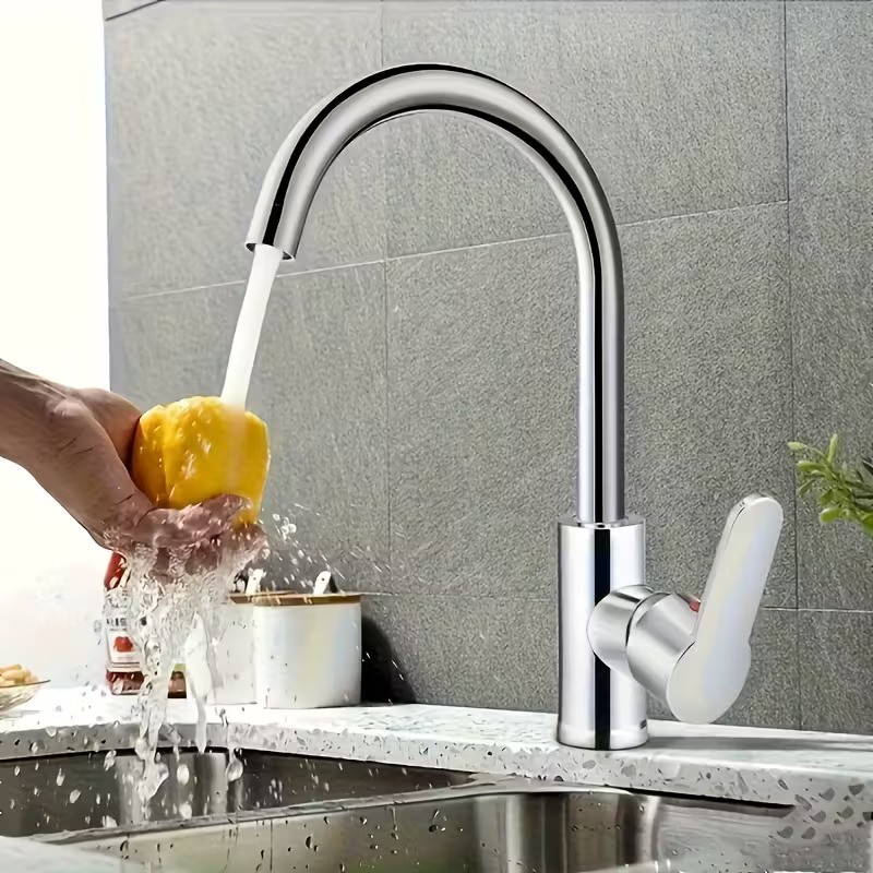 Heavy-Duty Stainless Steel Kitchen Faucet